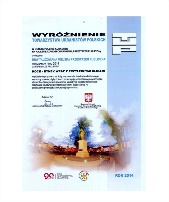 Prestiżowe wyróżnienie dla Kocka