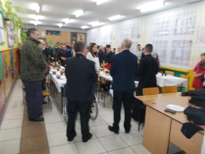 Spotkanie opłatkowe z mieszkańcami Kocka