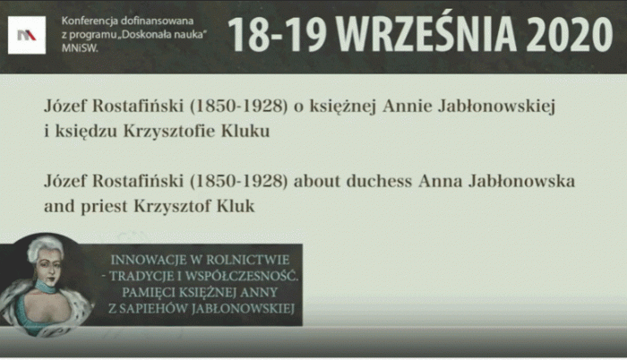 Materiały z konferencji o księżnej Jabłonowskiej