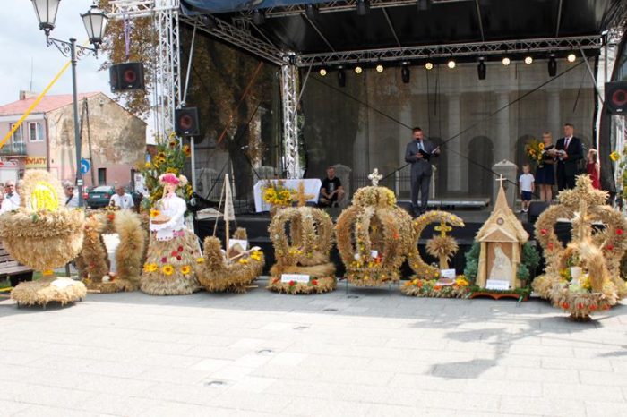 Uroczystości dożynkowe w Kocku