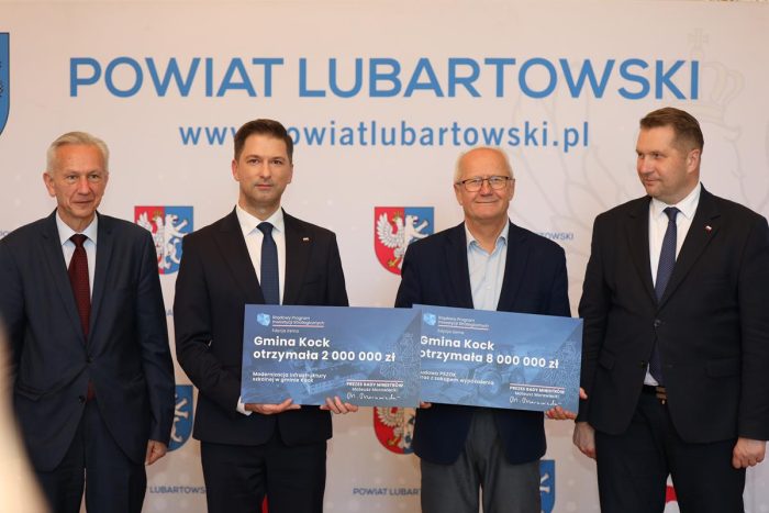 Promesy dla Gminy Kock na inwestycje