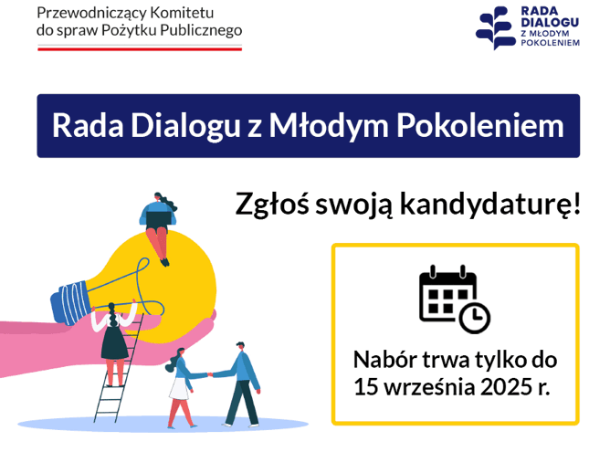 Rada Dialogu z Młodym Pokoleniem – zgłoś swoją kandydaturę