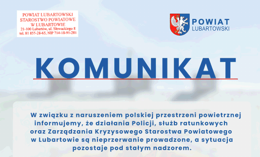 Komunikat Powiatu Lubartowskiego