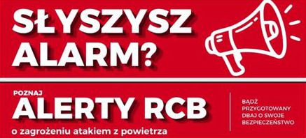 Poznaj alerty RCB! Instrukcja reagowania na zagrożenia